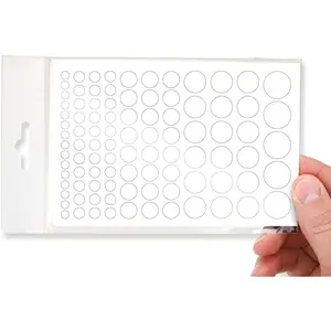 Stackable Webcam/Camera Vinyl Covers | 95 Low-Tack Restickable Webcam Sticker | Multiple Sizes | White 95-Pack (Ultra Glossy)