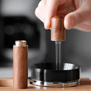 Stainless Steel Espresso Coffee Stirrer Distributor Needle, Coffee Powder Grinding Tool, Coffee Making Tool, Barista Accessories, Durable Kitchen Utensil