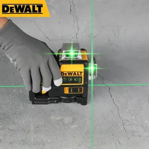 2026 Dewalt DW089LG 3 Sides*360 12 Lines Laser Level Horizontal Green Light tool Meter Outdoor Degree Vertical 12V Battery
