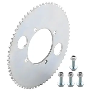 25H 65T Rear Chain Sprocket 54mm Central Hole for 47cc 49cc Electric Bike Ebike Scooter Chpper Pocket Bike Mini Bike Moped ATV UTV Go Kart Quad Buggy 4 Wheeler Tricycle Taotao Coolster Polaris Sunl