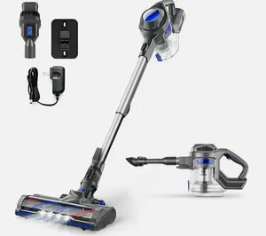Cordless Vacuum 4-In-1 Lightweight Stick Vacuum Cleaner, XL-618 Blue