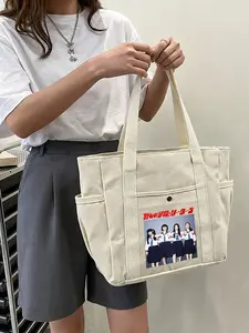 Vintage Atarashii Gakko Beach Shoulder Bags Perfect for travel,business,and shopping.