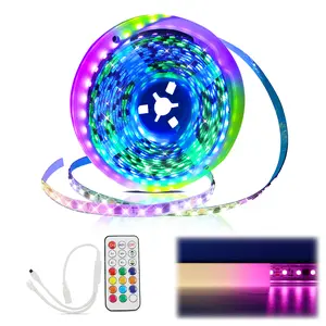 Muzata 16.4Ft Flexible LED Strip Lights 12VDC High-Intensity 96LEDs/M AC1L ledstrip