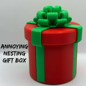 Annoying Nesting Gift Box | Reusable Screw-Together 10-Layer Puzzle