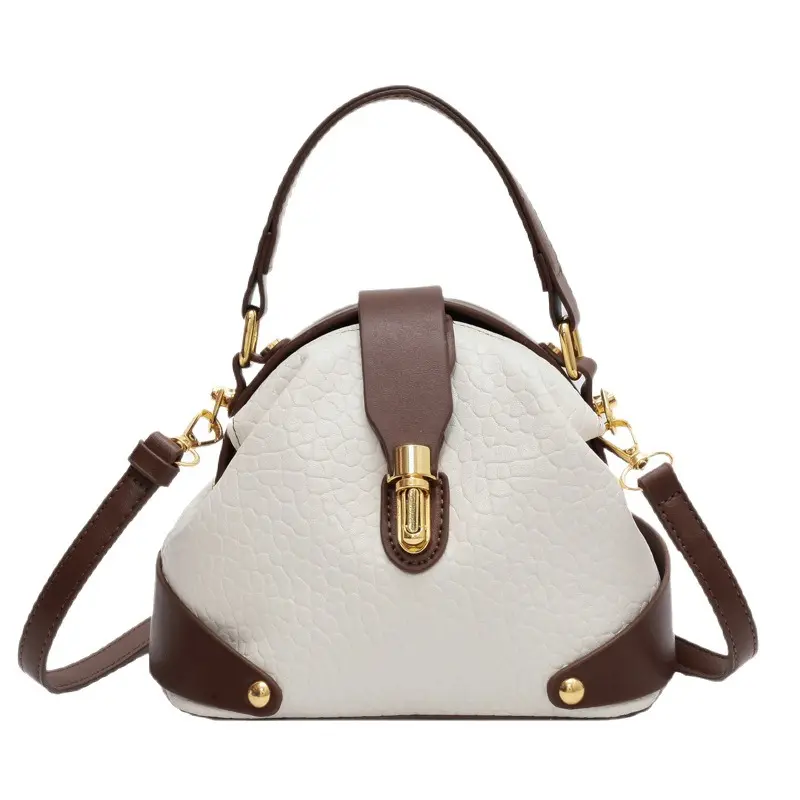 Women's Elegant Colorblock Handbag, Fashionable PU Leather Crossbody Bag, Casual Trendy Versatile High-end Commuting Bag, Casual Commuter Bag, Crossbody Shoulder Bag, Classic Shoulder Bag