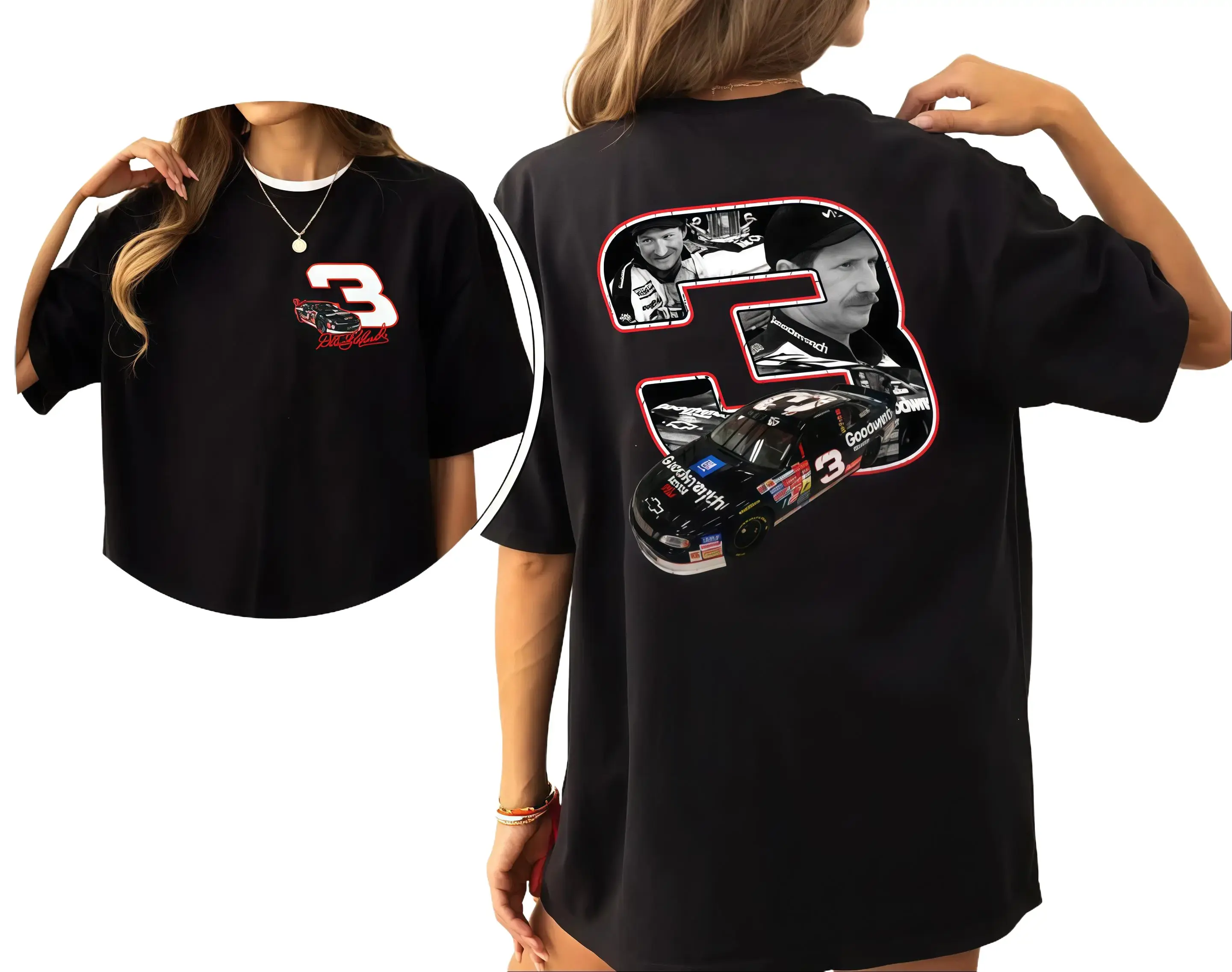 Retro 90s Motorsport Graphic Print T-Shirt, Unisex Cotton Crew Neck Top, Short Sleeve Breathable Fabric for Everyday Style M, Tshirt