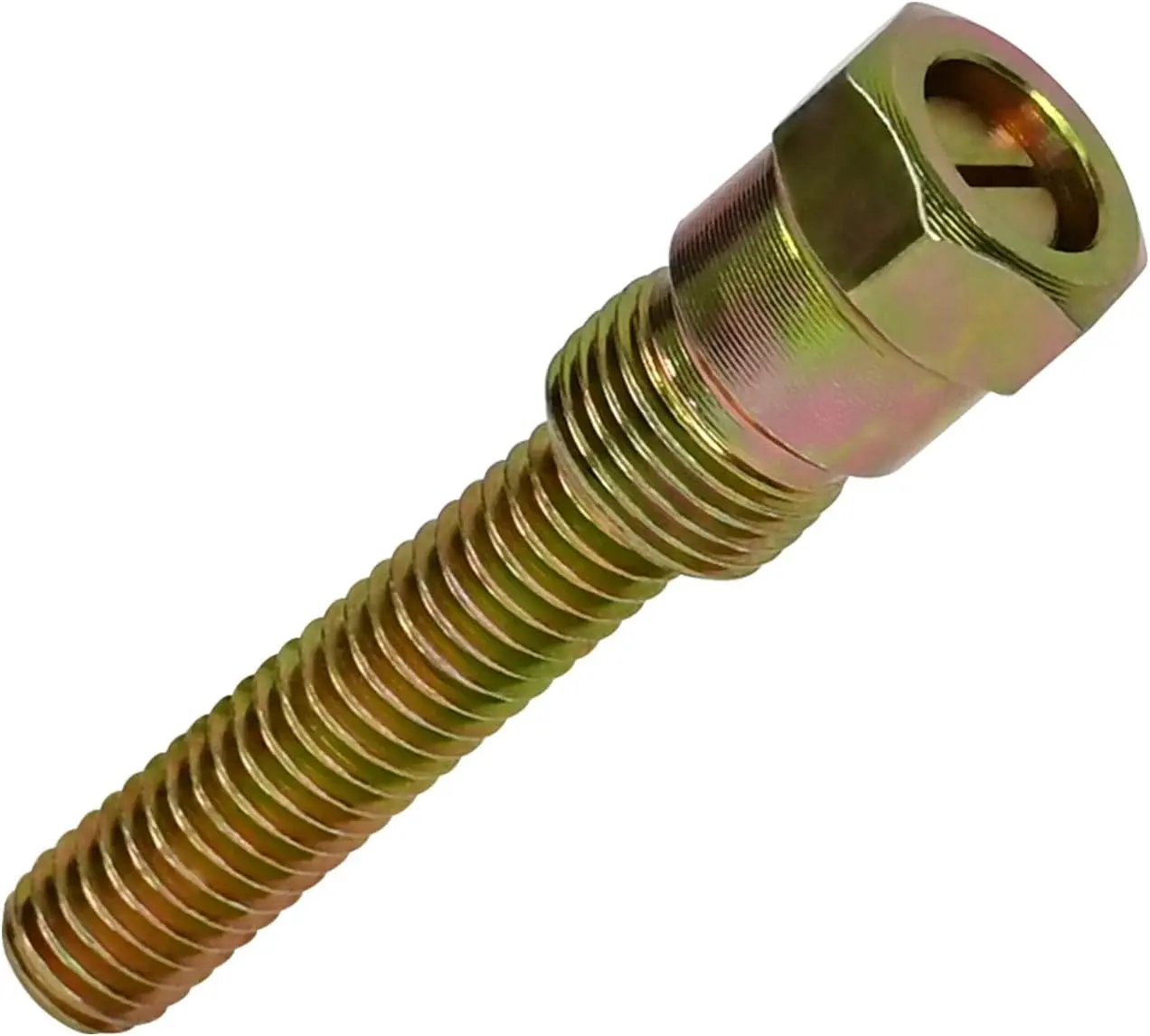 Bolt-Type TDC Position Locator Piston Stop Tool (Part No. 66792, 1pc) - 14mm Spark Plug Hole Screwin, Cam Indexing & Distributor Aid, Z Bichromate Surface Treatment, Durability & Corrosion Resistance, Reliable Piston Stop, Valve Adjustment Tool