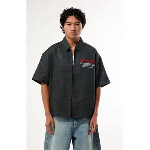 Budweiser Men's by Pacsun Clydestrom Woven Shirt