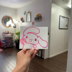 Windy Ears Chubby Puppy Waving Peeker Vinyl Car Decal Adorable Dog Design for Laptop Window Bumper Sticker