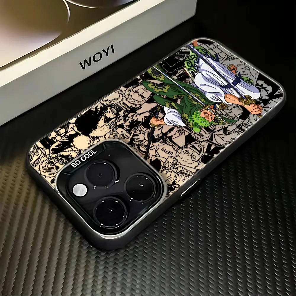 Cartoon Anime One Roronoa Zoro Phone Case for iPhone 17 16e 16 15