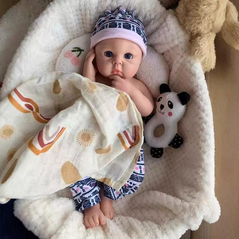 [Drink Wet System] Mayfair Baby Doll 20Inch / 7.6lb Full Body Silicone Reborn Baby Doll Girl & Boy Soft Body Baby Doll With Accessories