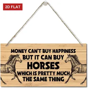 Hanging Novelty Horse Wood Decor Sign, Lovely Horse Signs, Hanging  Wall Plaque Wood Signs, Horse Theme Sign, Horses Keepsake Gift, Stable Door Animal Sign, Gift for Horse Lovers 3.93x7.87inch