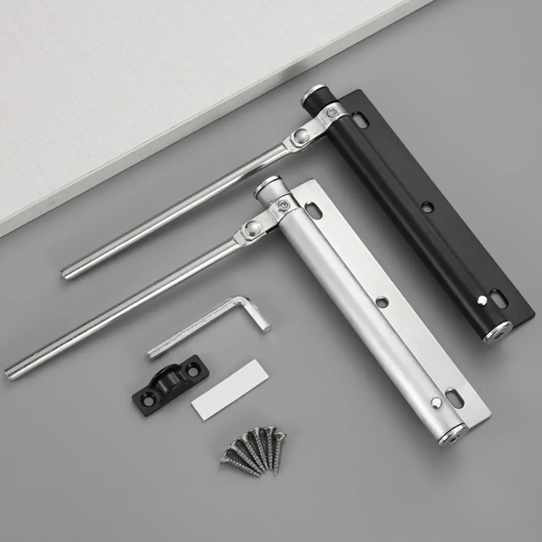 Stainless Steel Door Closer, Adjustable Door Closer with Screw Accessories, Automatic Door Closer, Door Hardware for Home Use