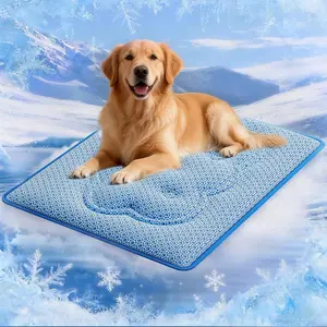 Dog Cooling Mat, Thick Cooling Mat for Extra Large Dogs with PCM & Thermochromic Tech, Dual-Sided Durable Waterproof Cool Dog Bed Mat, Q-Max>0.5, Machine Washable, Non-Toxic - XL(31" x 43")