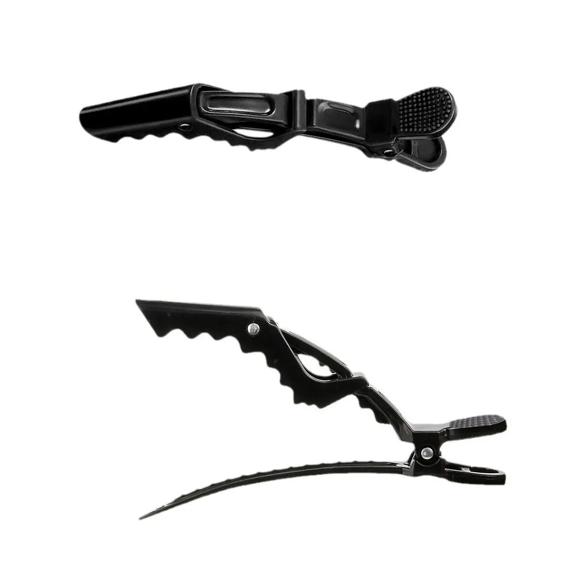 [Gift] 1pcs Alligator Hair Clips for Hair Styling Clips Salon Quality Plastic Alligator Black Hair Clips Wide Teeth & Double-Hinged Design