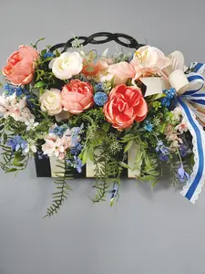 Spring Arrangement - Round Top Collection Planter Basket