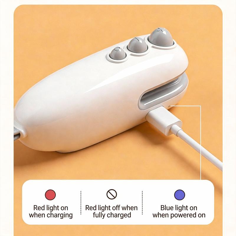 2Pcs Mini Bag Sealer with Cutter and Magnet, Handheld 2 in 1 Rechargeable Food Bag Sealer,Mini Bag Sealer Magnetic,Chip Heat Sealer for Plastic Bag Snack Bag Food Storage(White+Blue) 2Pcs Mini Bag Sealer with Cutter and Magnet, Handheld 2 in 1 Rechargeable Food Bag Sealer,Mini Bag Sealer Magnetic,Chip Heat Sealer for Plastic Bag Snack Bag Food Storage(White+Blue)