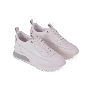 Jackie Shi Women Fashion Sneakers 2 Inch Shoes Lift, Made of 100% Cowhide & Sheepskin, Casual Comfortable Running Shoes, Non-Slip Memory Foam Sneakers