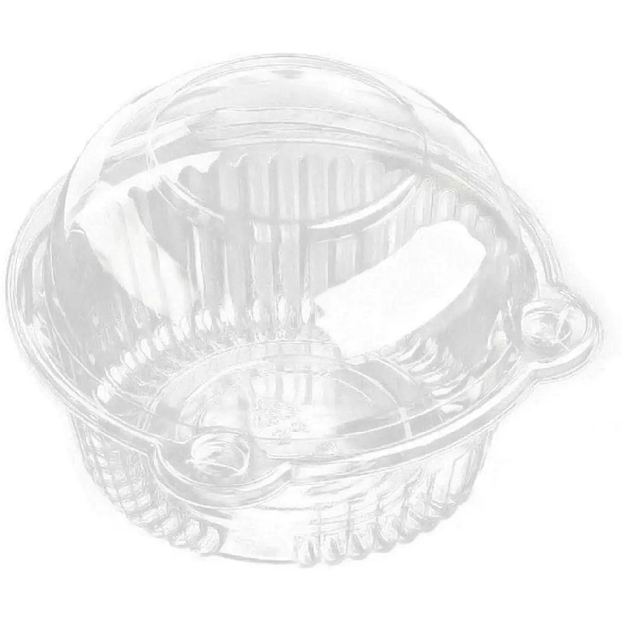 Cupcake Holders Individual,50 Count Cupcake Containers Disposable Clear Plastic Single Muffin Dome Holders Cases Individual Cupcake Boxes Bulk