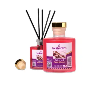 Freshwaves Velvet Veil Diffuser - 150ml Bottle of Pure Dark Musk Scent for Captivating Fragrance Experience