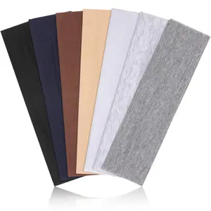 Headbands for Women Soft Cotton Spandex Multipack in Various Colors Fashionable Sports Hair Bands for Active Lifestyles