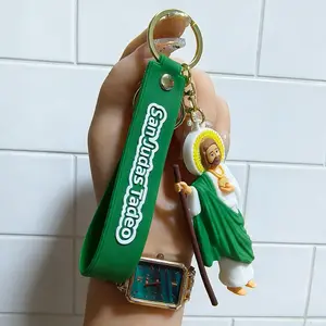 Key Ring - Decorative Charm with Wrist Lanyard for Daily Use