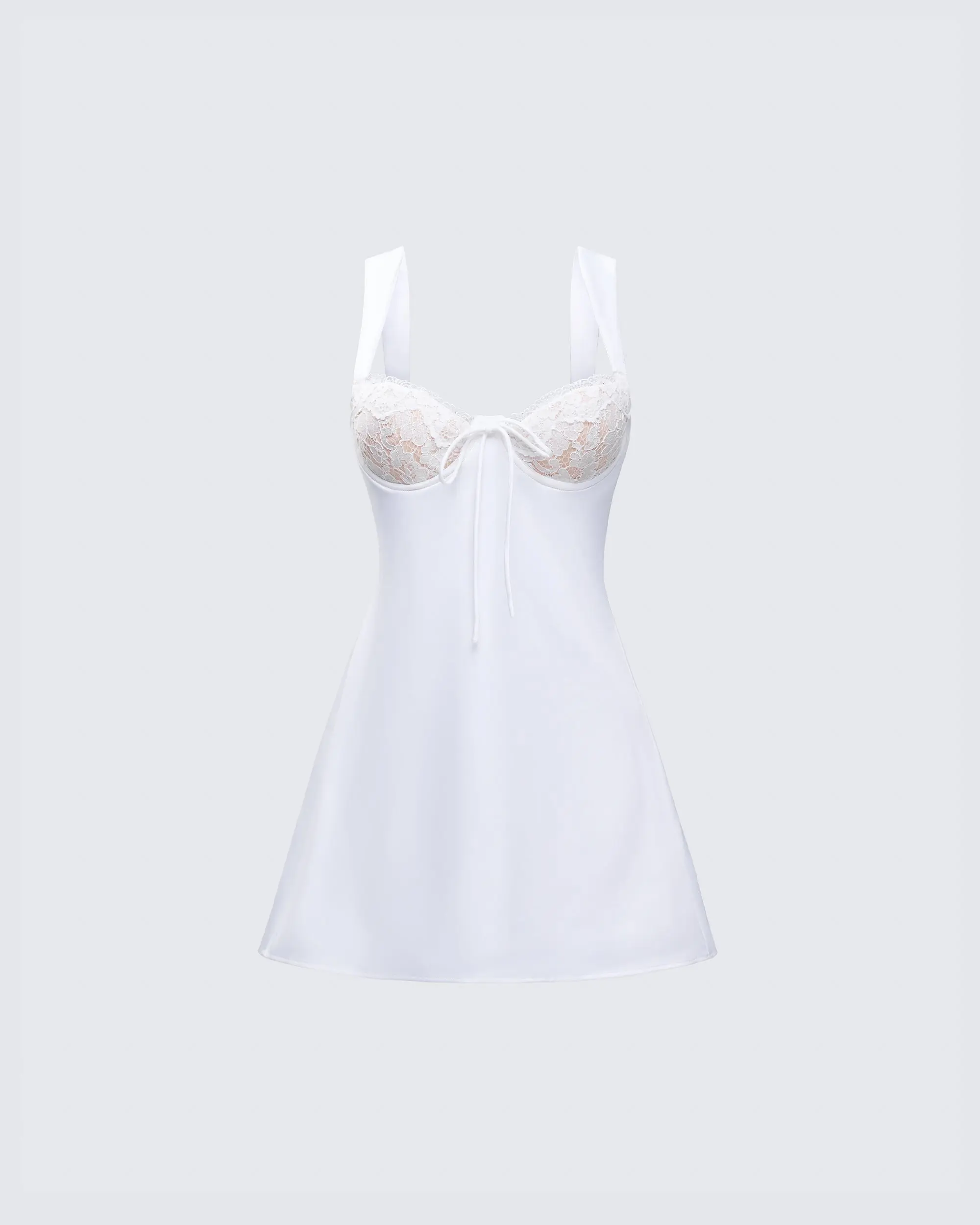 Mabel White Mini Dress