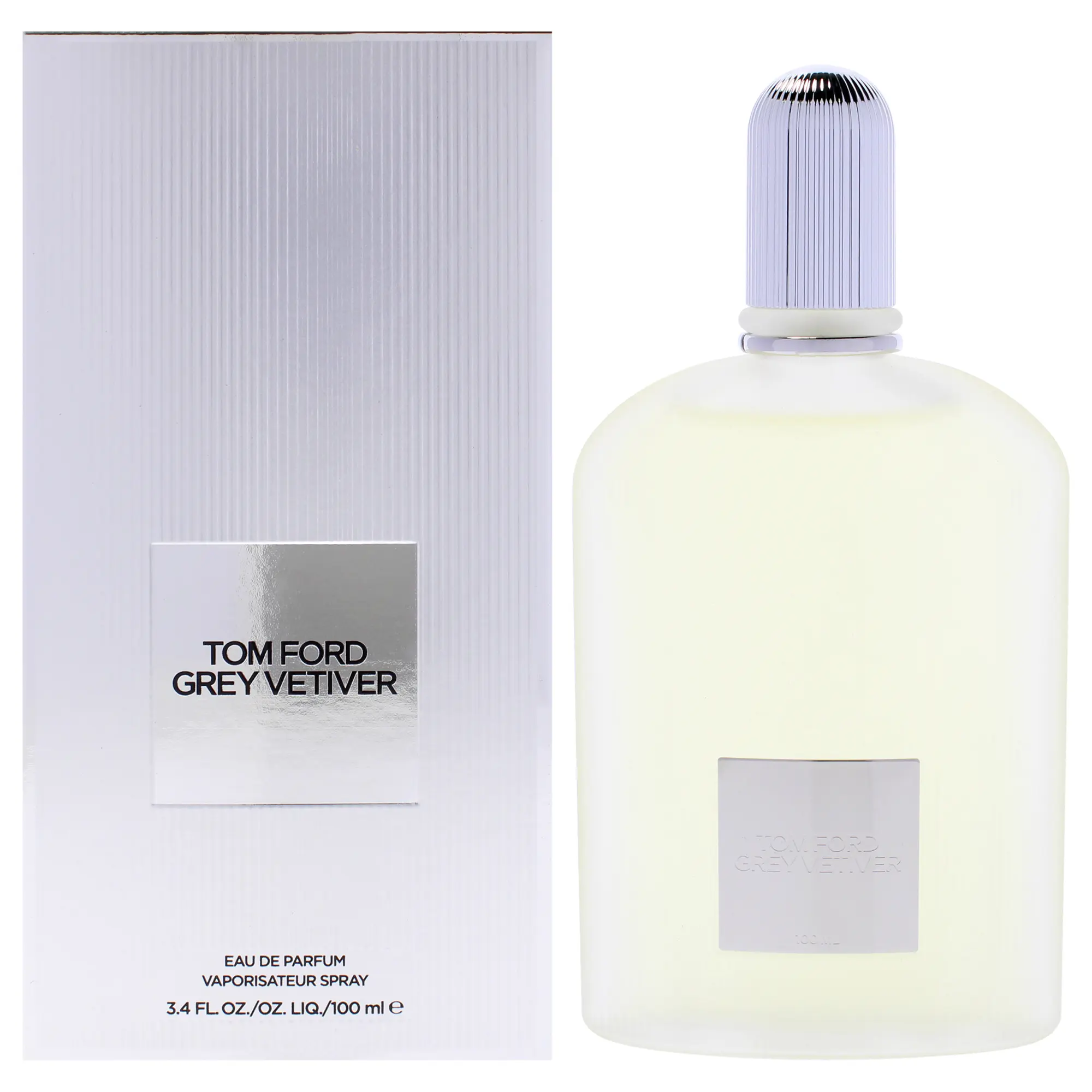 Tom Ford Grey Vetiver EDP Spray for Men, 3.4 oz (3 to 3.9 fl oz Range)