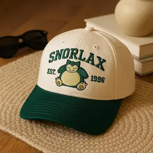 Anime Inspired Embroidered Trucker Cap - Kawaii Streetwear Hat for Anime Fans, Custom Embroidery Design, Perfect Gift for Him or Her, Daily Wear