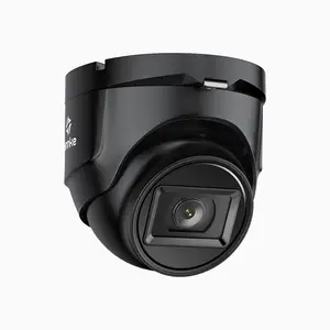 1080P HD Wired Turret Security Camera - 3.6mm Lens, 66ft Night Vision, 4-in-1 Signal, IP67 Waterproof, Black