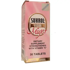 Sukrol Vigor Mujer Dietary Supplement With Vitamin E 30 Tablets.