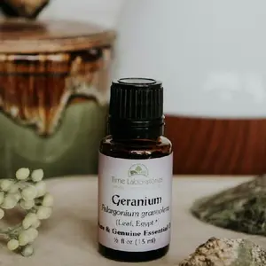 Geranium (Pelargonium graveolens) Essential Oil Imported from Egypt 1/2 oz Aromatherapy
