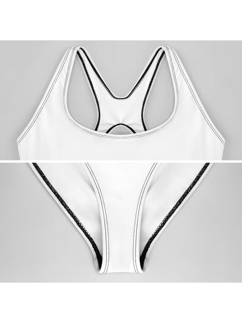 2026 New Women'S Triangle Casual High-Stretch Sexy Summer Beach Vacation Surfing Swimsuit