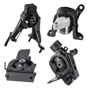 VEVOR Engine and Transmission Motor Mount Kit Replacement, Set of 4, Compatible with 2003-2008 Toyota Corolla 1.8L L4, Replace OE# A4220, A4219, A4218, A4221, Secure Support