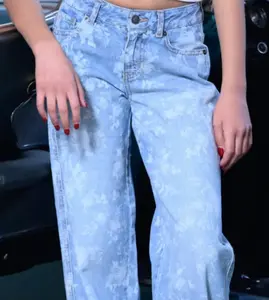 KatieJ NYC Tween Como Floral Print Jeans