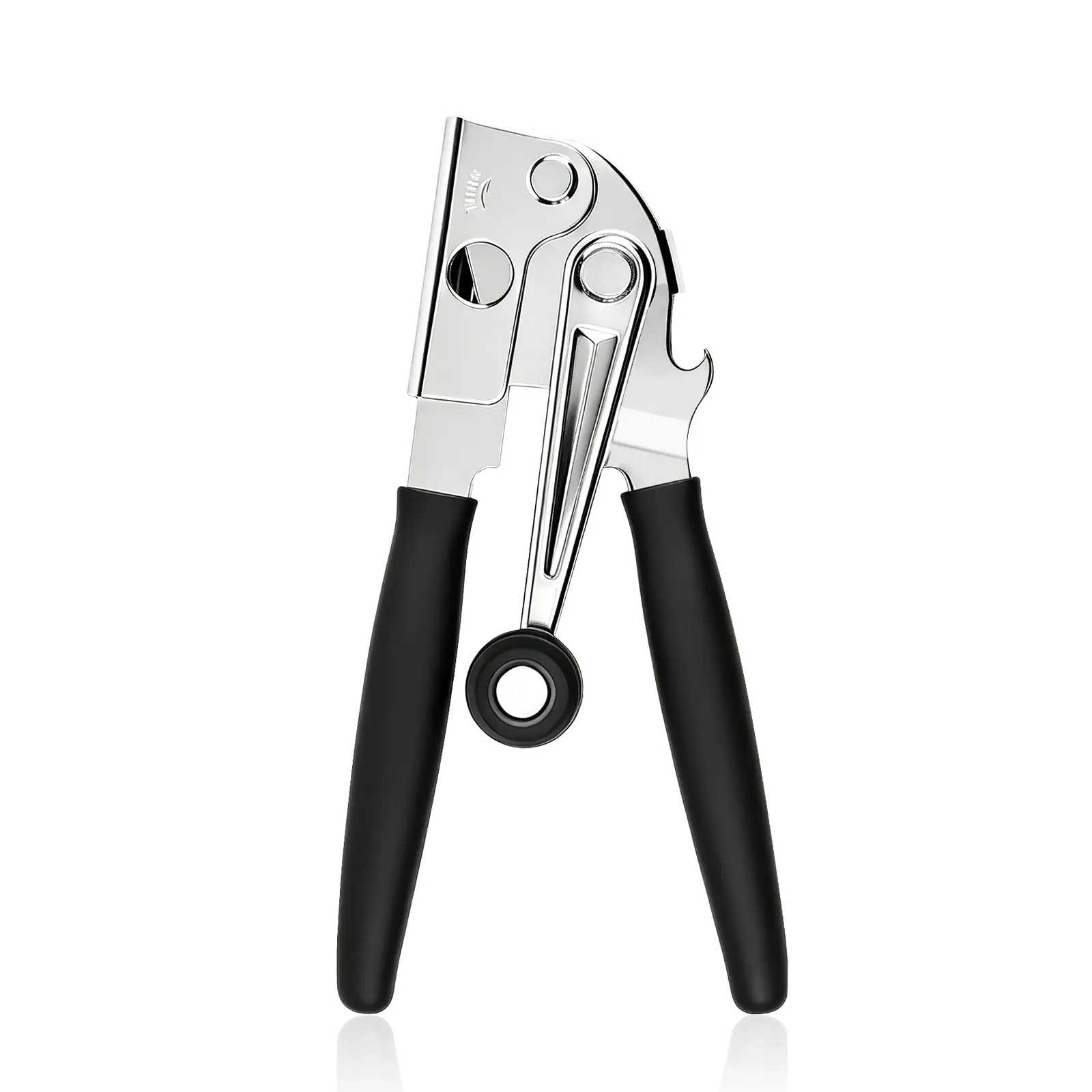 SZHLUX Can Opener, Multi-Functional Can Opener And Bottle Opener, Manual Can Opener，Strong And Sharp Steel Cutting Wheel，There Are Soft And Comfortable Handles.BLACK