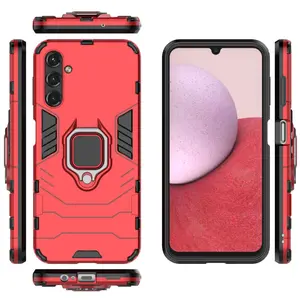 For Samsung Galaxy A10 A10S A11 A12 A13 A14 A15 A16 A20S A21S A22 A20 A30 Metal Ring Case Cover, Bracket Shell Case, Magnetic Car Mount Bracket Shell Case