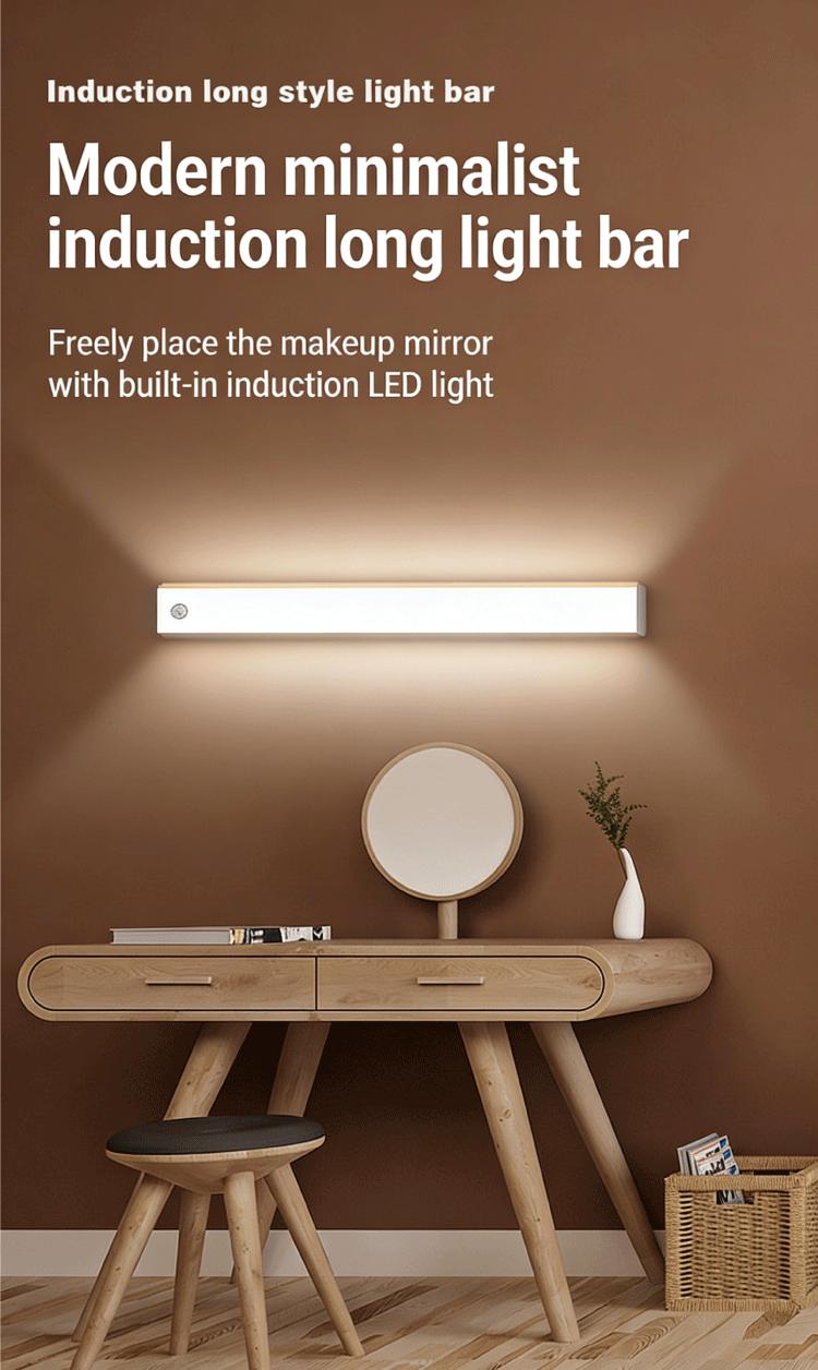 No Wiring Needed Under Cabinet Lights 6 Pack, Motion Sensor Turns On Instantly, 11.8in Rechargeable Magnetic Stick On Lights,White Color Temps Dimmable, Perfect Under Counter Lighting for Kitchen, Stairs, Closet, Night Use