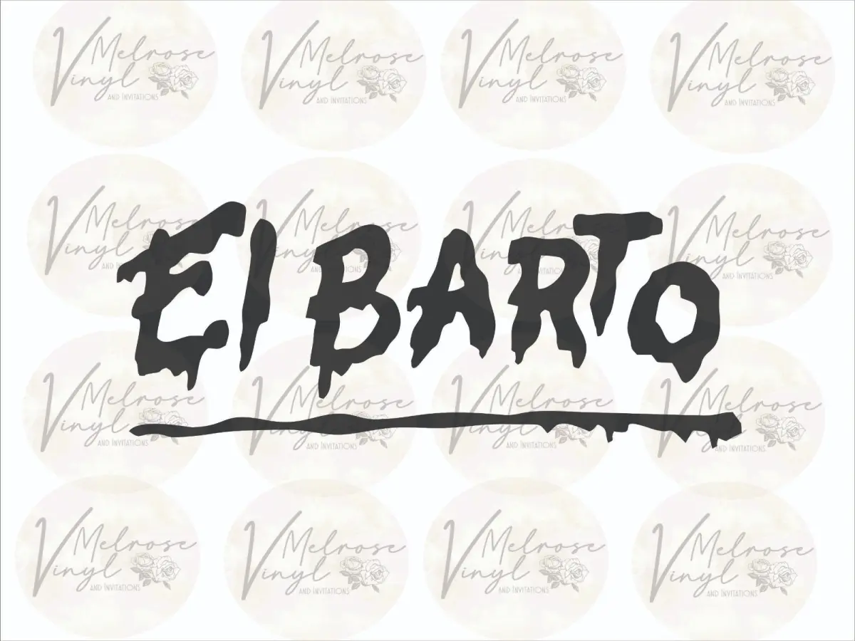 El Barto The Simpsons Show Vinyl Sticker - Various Colors and Sizes
