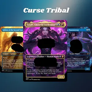 MTG Proxy 100+ Card Commander Deck Curse Tribal Curse Control & Political Value Strategy Theme Ready to Play Magic Style Deck Perfect Gift for Collectors and Card Players