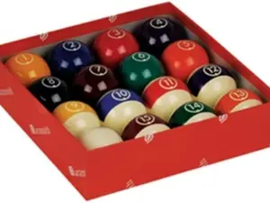 Aramith Continental 2 1/4" Billiard Regulation Pool Ball Set/16 Balls