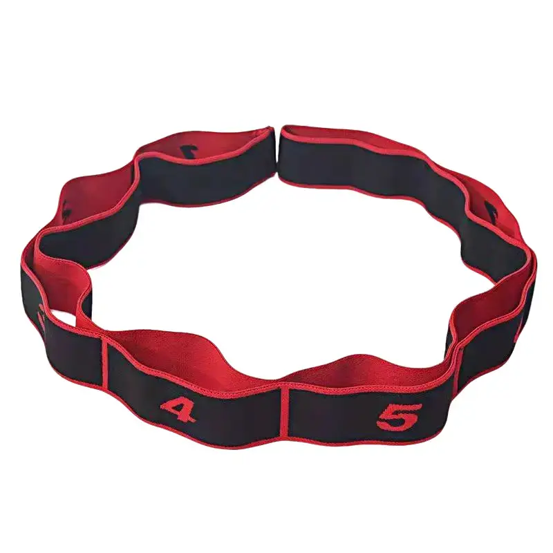 8-Grid Elastic Digital Resistance Belt for Yoga Multi-Stage Stretching, Open Shoulder Tension Relief & Sports Auxiliary Use
