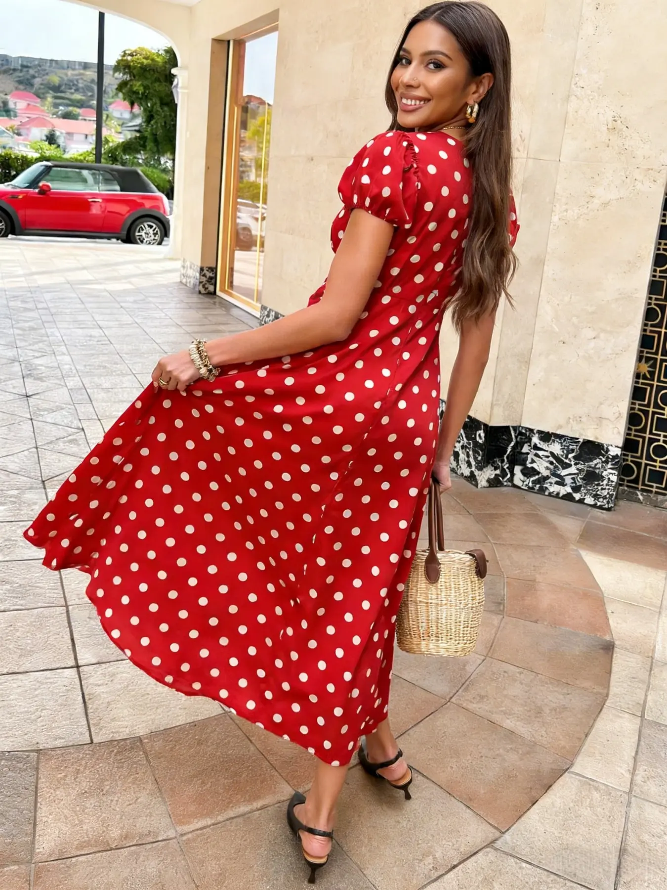 coquette red dress by @irinkateofficial , This little red skirt is as delicate as a little cupcake, Prettyyyyyy , #stylist3ddesigner #style3d #stylist3d #digitalfashion #3d