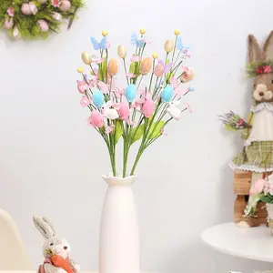 Easter Egg Rabbit Decoration Branches, Festive Easter Decorations, Perfect for Easter Celebrations, Adds Charm to Your Home