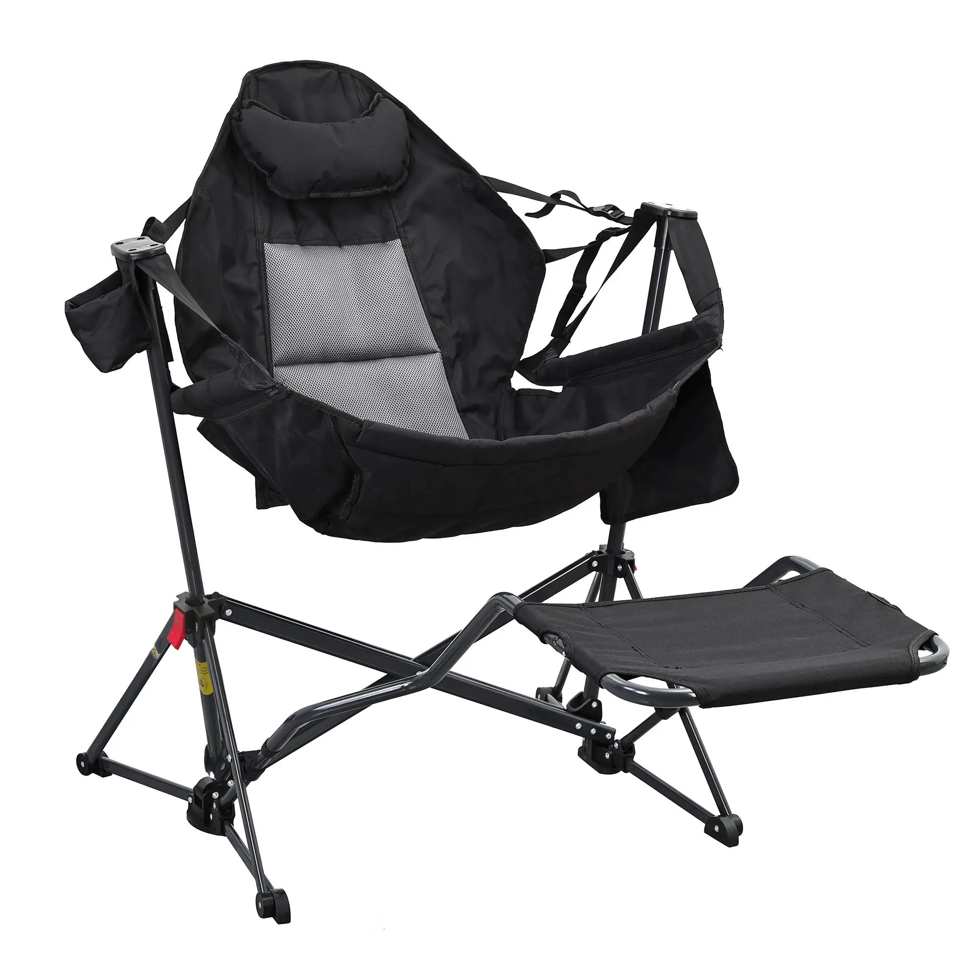 【2026 Upgraded】GDY Hammock Camping Chair, Swing Chair Rocking Chair With Pedal, Max 450 lbs Capacity hammock life