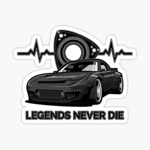 Legends Never Die Sticker