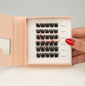 Pre-Glued, 100% handmade DIY lashes - Style: Playdate