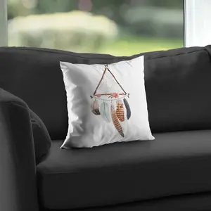 212 MAIN Modern Triangular Dream Catcher - 14x14 in. Poly Twill Orange Hangable Boheme Wall Hanging Decor, Room Decorations, Sofa Area Ornament, Ideal Home Supplies Gift