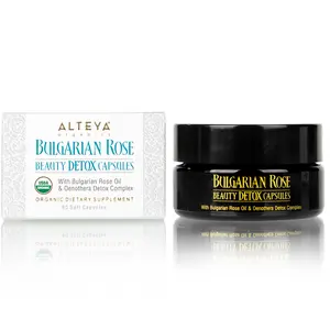 Alteya Rose Detox Beauty Capsules - Organic Oenothera Detox Complex - Natural Supplement