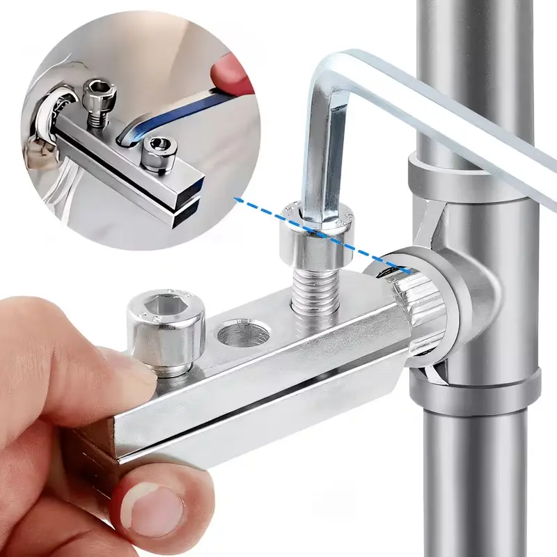 5pcs/Set Faucet Angle Valve Broken Screw Extractor, 1/2" 3/4" Adjustable Pipe Repair Tool